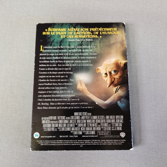 FREE Add On Harry Potter The Chamber of Secrets DVD Movie - Picture 2 of 4